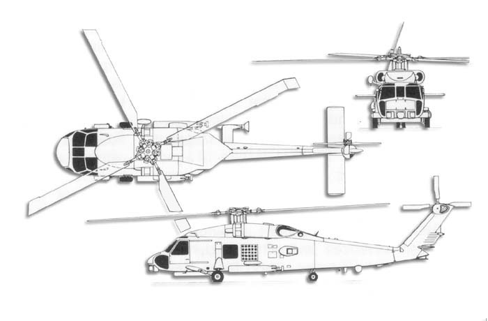 论坛 69 航空航天版块(主版块) 69 直升机 69 直升机三视图及
